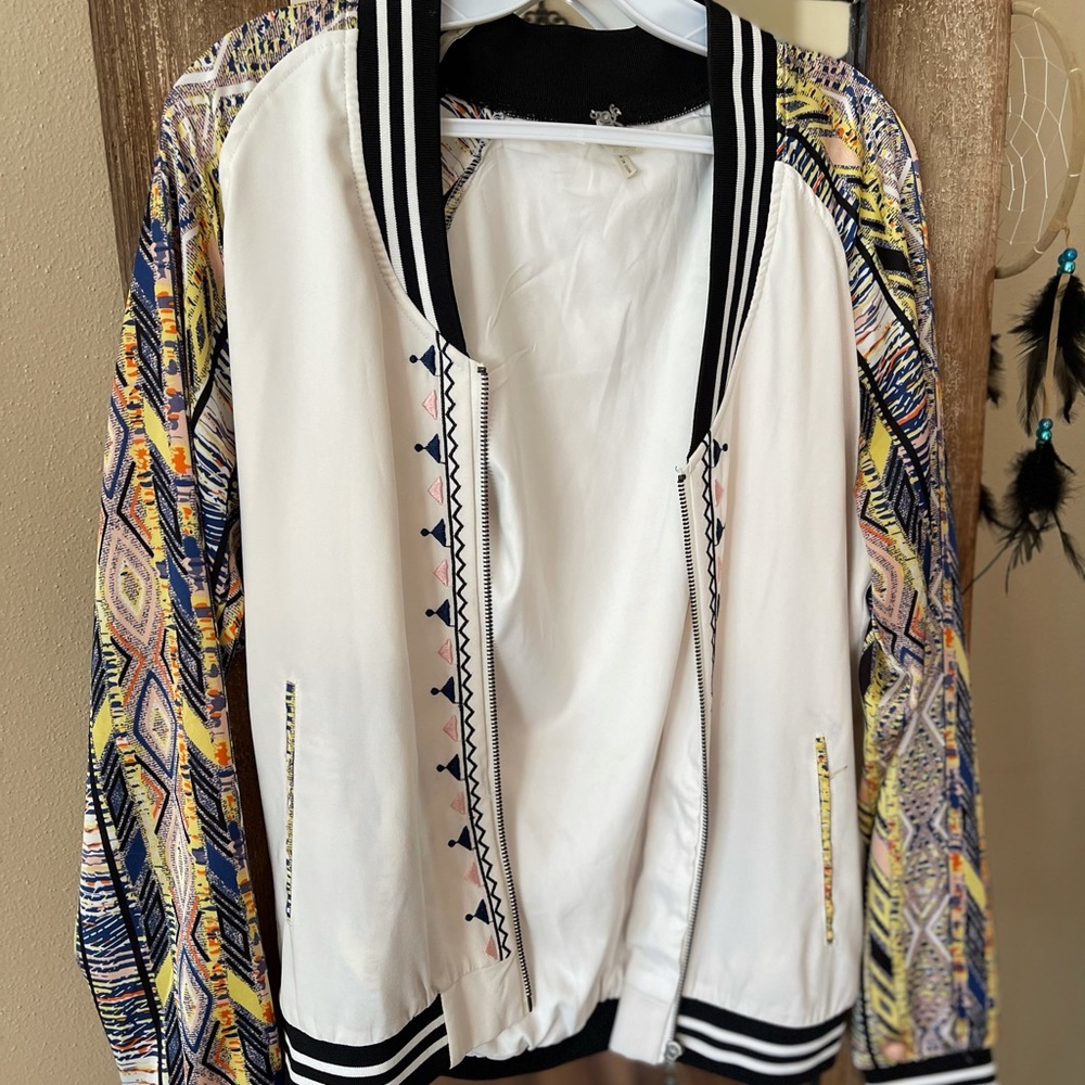 Gimmicks front zip cardigan